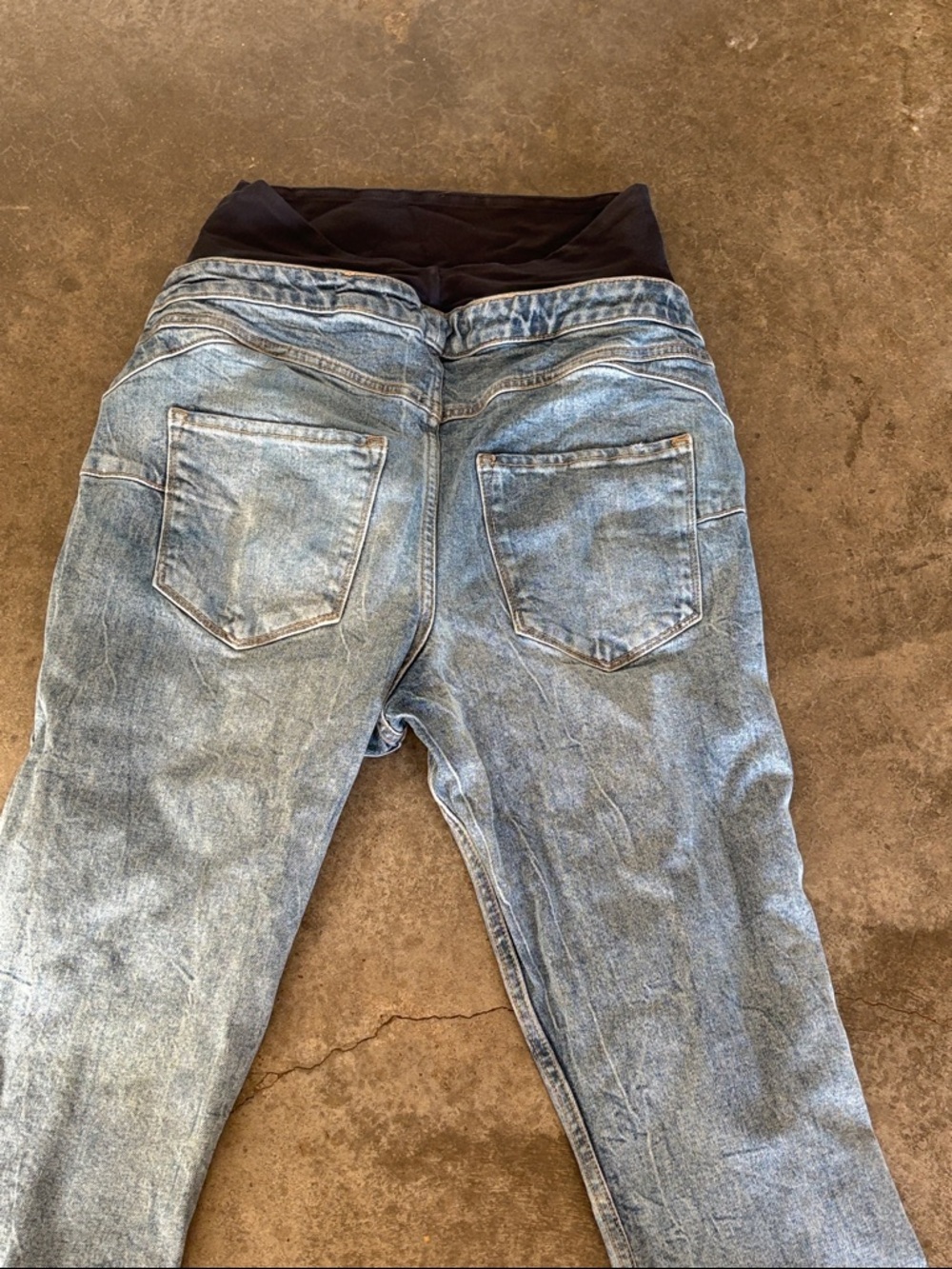 Maternity Jeans bundle with Black Stretch Panel. - Picture 3 of 7